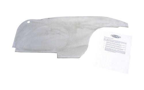 1968 - 1974 Nova Air Conditioning Box Delete Plate Firewall Fill Smooth Panel
