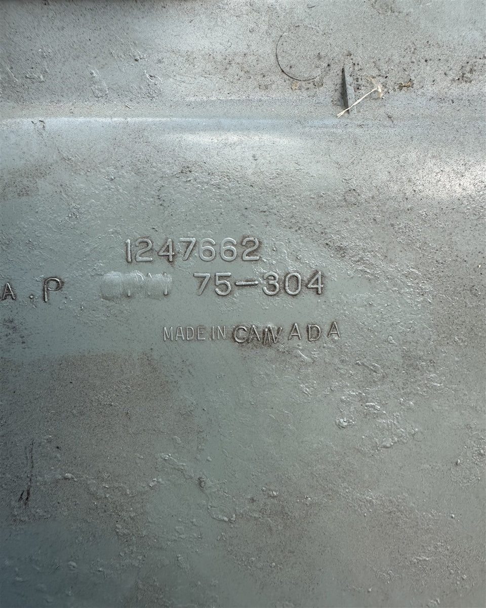 1975 Buick Century Front Bumper Filler Plastic Panel, GM Original NOS, Angle 4
