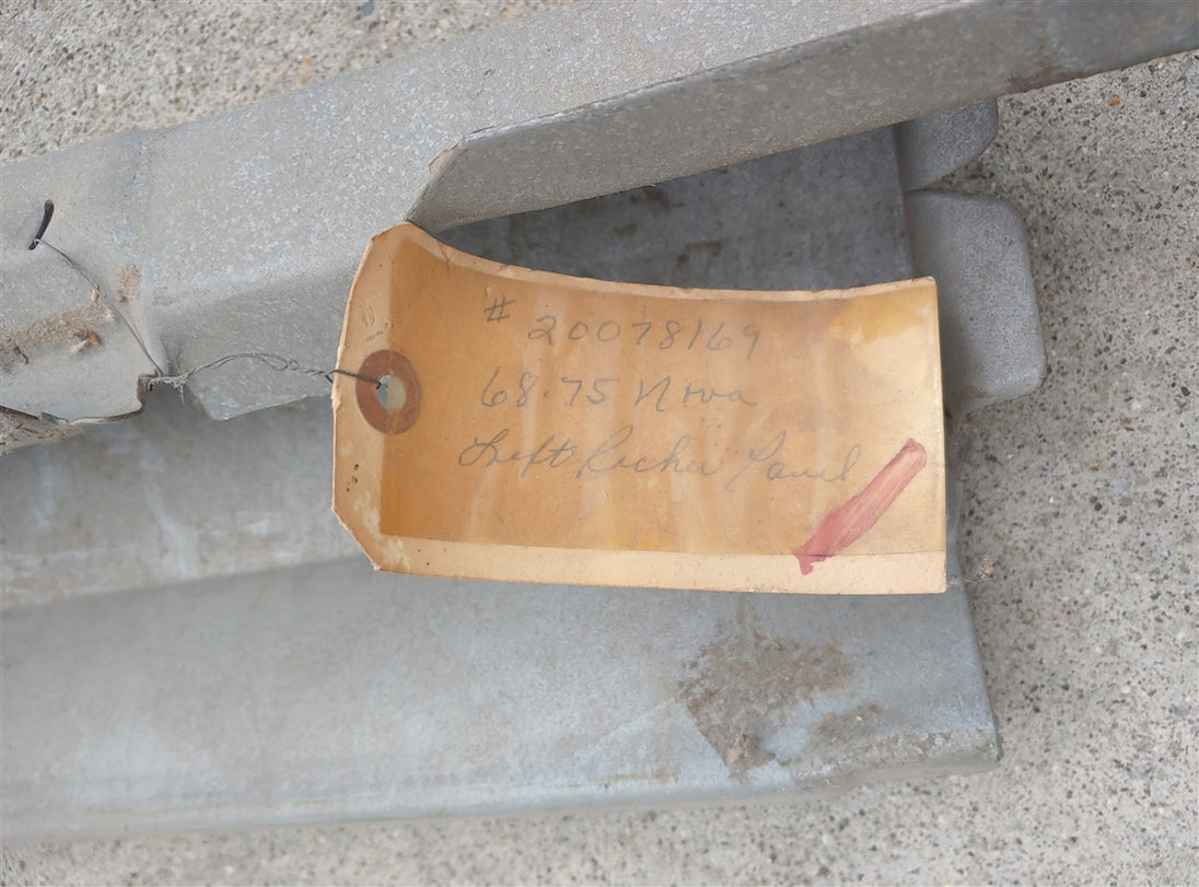 1968 - 1979 Nova Rocker Panel, Outer Left Hand, Original GM NOS, Angle 3