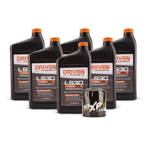 LS30 5W-30 Synthetic Blend Oil Change Kit for Gen III GM Engines (2007-Present) w/ 6 Qt Oil Capacity and Filter