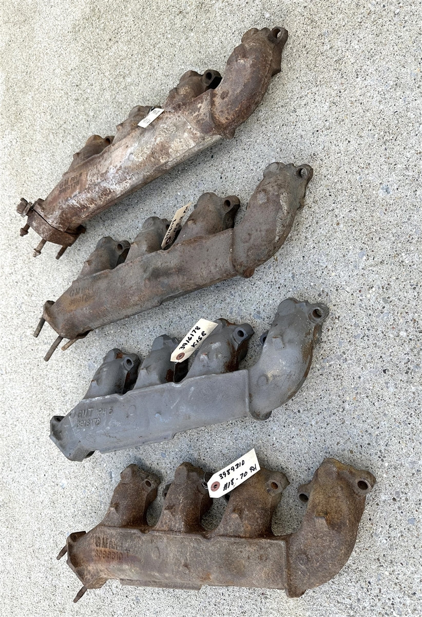 1967 - 1970 Chevelle or Nova Exhaust Manifold Right Hand, Big Block, Original GM Used, Angle 2