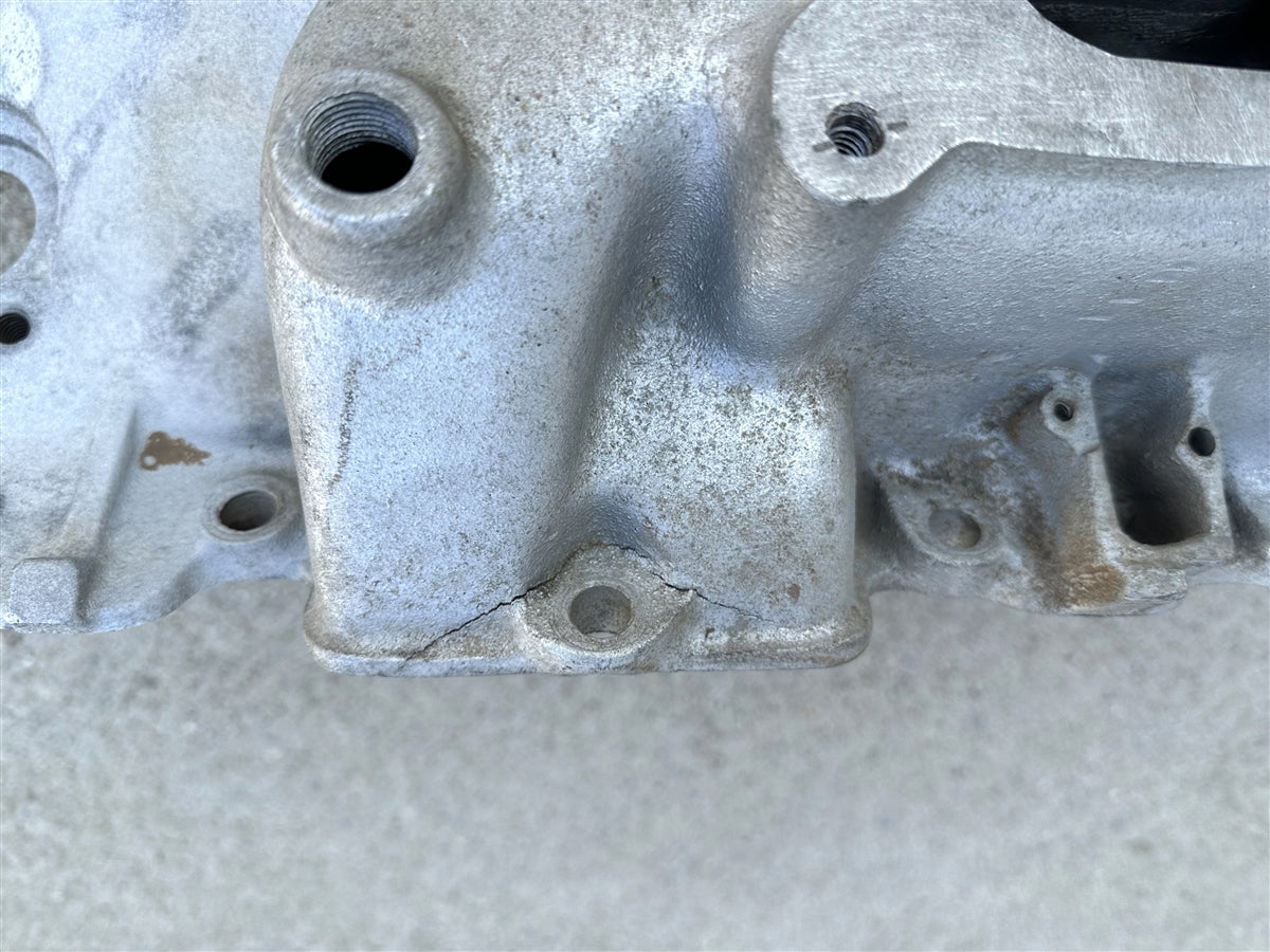 1967 - 1968 Chevrolet Big Block Aluminum Intake Manifold, Original GM Used, 3919878, Angle 4