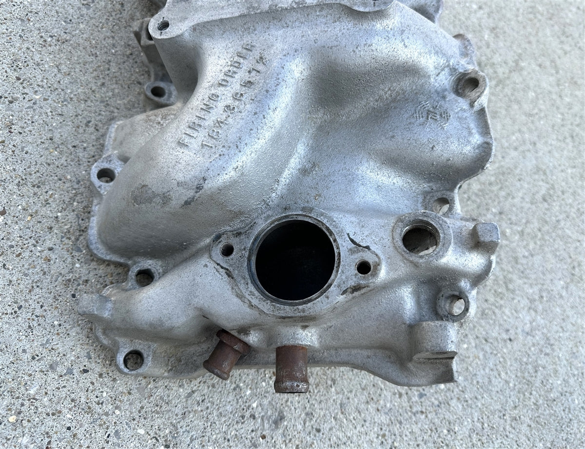 1967 - 1968 Chevrolet Big Block Aluminum Intake Manifold, Original GM Used, 3919878, Angle 6