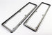 1968 - 1972 Nova Super Sport Hood Louvers Ornament Bezel Ring Trims Set, Original GM NOS