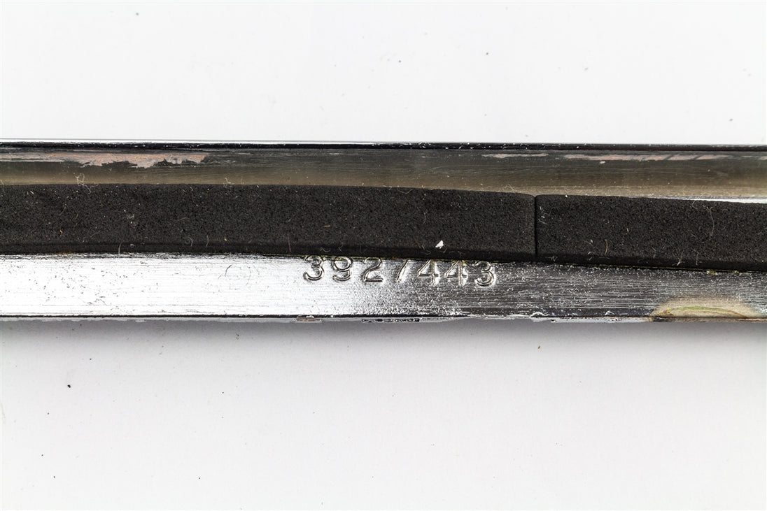 1968 - 1972 Nova Super Sport Hood Louvers Ornament Bezel Ring Trims Set, Original GM NOS, Angle 6