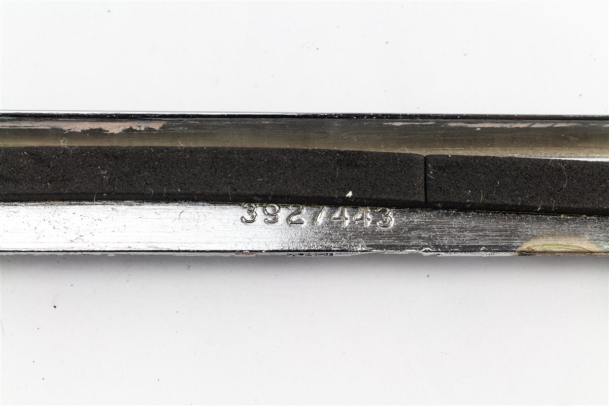 1968 - 1972 Nova Super Sport Hood Louvers Ornament Bezel Ring Trims Set, Original GM NOS, Angle 6