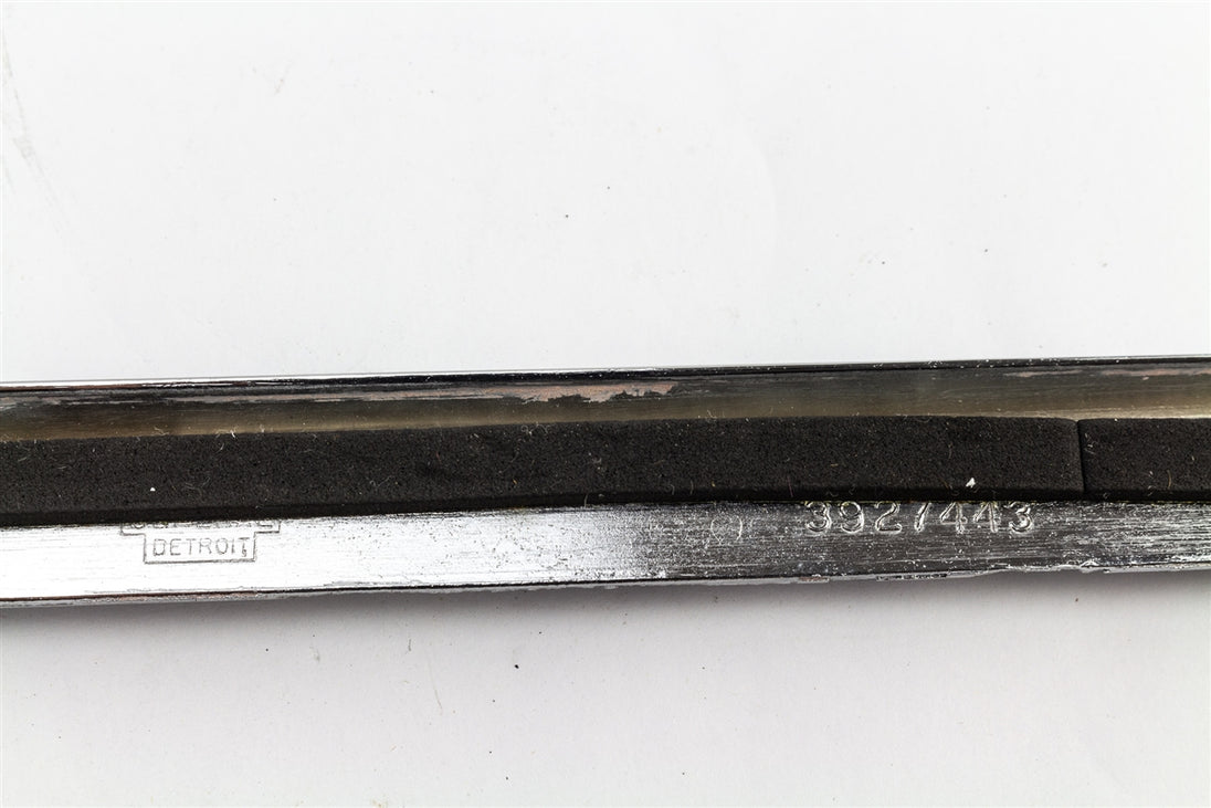 1968 - 1972 Nova Super Sport Hood Louvers Ornament Bezel Ring Trims Set, Original GM NOS, Angle 7
