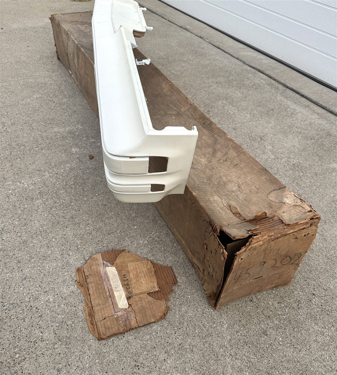 1978 - 1980 Monte Carlo Rear Bumper Cover, Original GM NOS, Angle 3