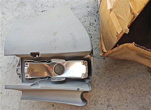 1968 Chevelle Rear Quarter Panel Tail Light Extension, RH Original GM NOS, Angle 2
