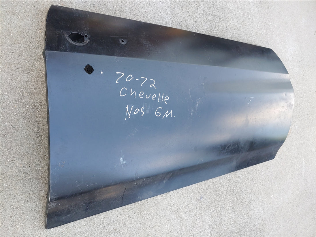 1970 - 1972 Chevelle Door Skin, Right Hand Original GM NOS 8809736, Angle 3