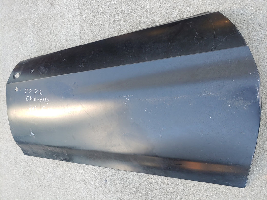 1970 - 1972 Chevelle Door Skin, Right Hand Original GM NOS 8809736, Angle 4