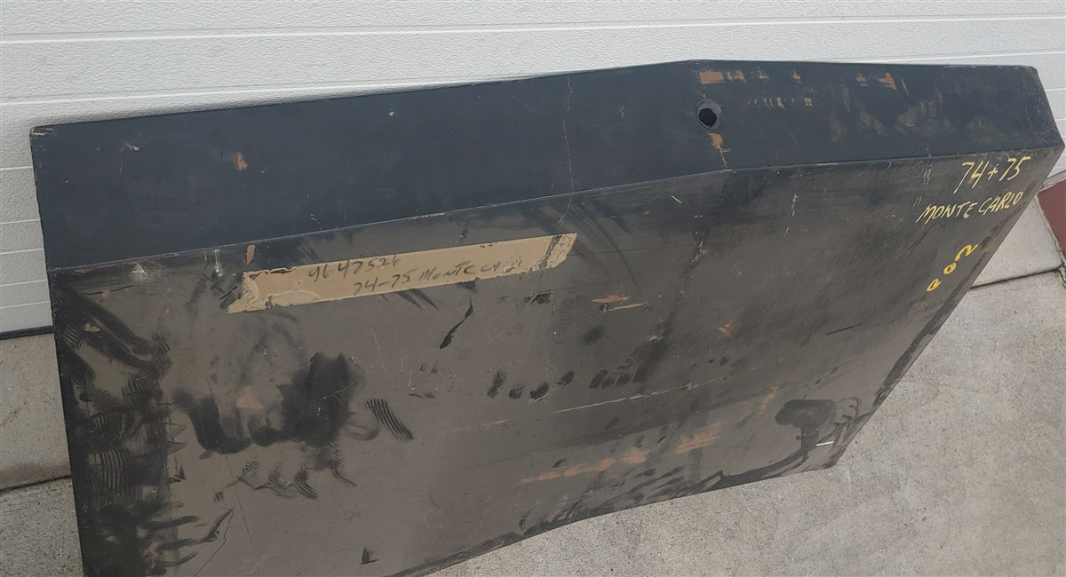 1974 - 1975 Monte Carlo Trunk Deck Lid, Original GM NOS, Angle 4