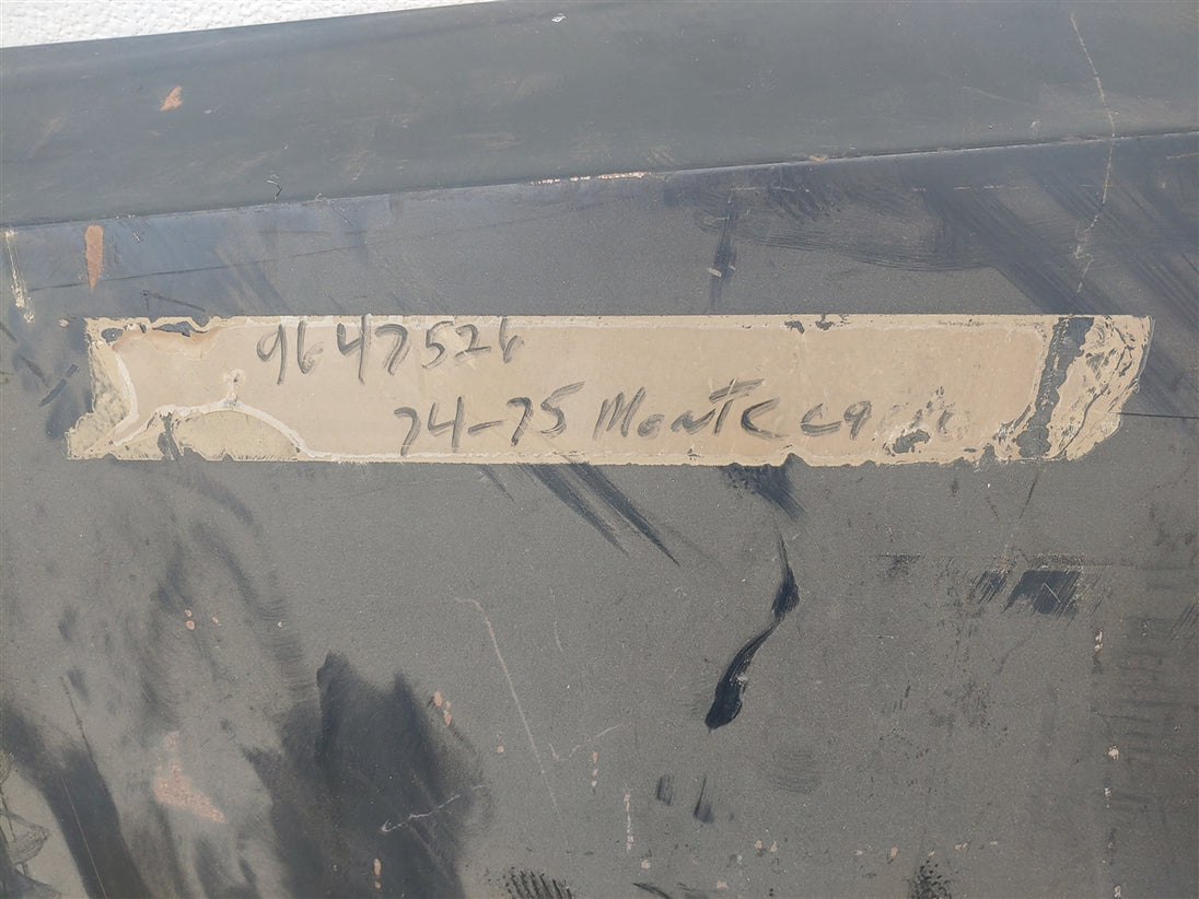1974 - 1975 Monte Carlo Trunk Deck Lid, Original GM NOS, Angle 5