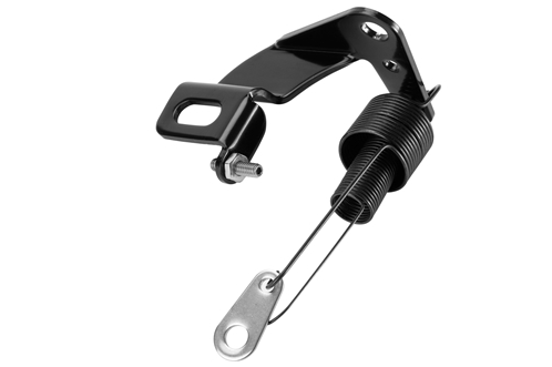 Lokar Black Stainless Throttle Cable Bracket and Return Spring Kit