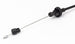 1970 - 1972 Chevelle Accelerator Throttle Linkage Cable, Ball Style, Angle 3