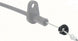 1968 - 1981 Accelerator Throttle Cable Retainer Clip at Pedal, Angle 2