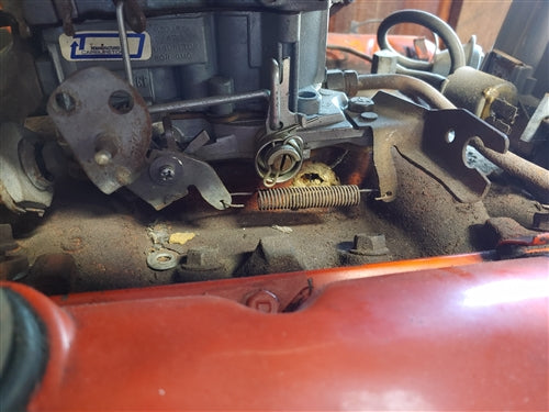 1968 - 1972 Chevelle or Nova Accelerator Throttle Cable Bracket for Quadrajet Carburetors 3992376, Angle 5