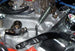 Custom Chrome Plated Throttle Return Spring Bracket, SBC & BBC, Angle 2
