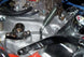 Custom Chrome Plated Throttle Return Spring Bracket, SBC & BBC, Angle 2