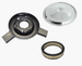 1970 - 1972 Nova Air Cleaner Element Filter Kit, Dual Snorkel, Chrome Lid
