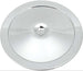 Chevelle and Nova Factory Correct Chrome Air Cleaner Cover Lid with Silk Screened Service Instructions, Curved Design