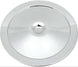 Chevelle and Nova Factory Correct Chrome Air Cleaner Cover Lid with Silk Screened Service Instructions, Curved Design