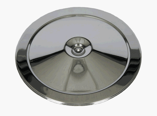 1966 - 1969 Chrome Air Cleaner Cover Lid 14 Inch Diameter, OE Style