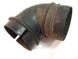 1968 - 1972 Chevelle or Nova Air Cleaner Base Pre-Heat Plastic Elbow, GM Used, Angle 3