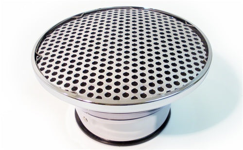 Baldwin Motion Phase III Velocity Stack Fly Eye Chrome Air Cleaner