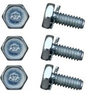 1970 - 1972 Chevelle Cowl Induction Hood Flapper Valve Frame Mounting Screw Set, 6 Pieces