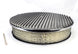 Air Cleaner Assembly, Round Open Element, POLISHED ALUMINIUM Finned Classic Ribbed Design, Angle 3