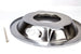 Air Cleaner Assembly, Round Open Element, POLISHED ALUMINIUM Finned Classic Ribbed Design, Angle 4
