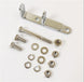 1966 - 1968 Alternator Bracket, Small Block with Headers, Lower, Chrome
