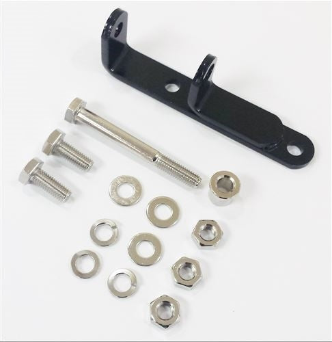 1966 - 1968 Chevelle and Nova Lower Alternator Bracket, Small Block with Headers, Black
