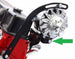 1966 - 1968 Chevelle and Nova Lower Alternator Bracket, Small Block with Headers, Black, Angle 2