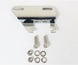 1967 - 1968 Chevelle and Nova Lower Alternator Adapter Bracket, Small Block with Headers, Chrome