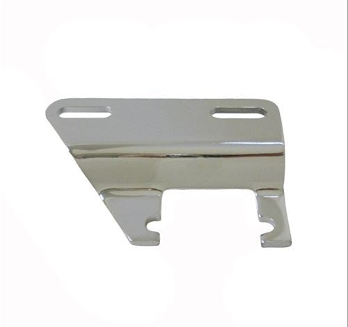 1967 - 1968 Chevelle and Nova Lower Alternator Adapter Bracket, Small Block with Headers, Chrome, Angle 2