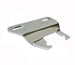 1967 - 1968 Chevelle and Nova Lower Alternator Adapter Bracket, Small Block with Headers, Chrome, Angle 3