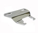 1967 - 1968 Chevelle and Nova Lower Alternator Adapter Bracket, Small Block with Headers, Chrome, Angle 3