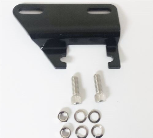 1966 - 1968 Chevelle and Nova Lower Alternator Adapter Bracket, Small Block with Headers, Black