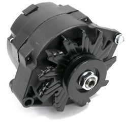 NEW Custom Chevy BLACK Alternator, 100 Amp, 1 Wire or 3 Wire