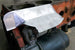 1966 - 1972 Starter Heat Shield for Big Block Engines, Larger First Design, Angle 2
