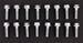 1966 - 1972 Big Block Aluminum Intake Manifold Mounting Bolts Set