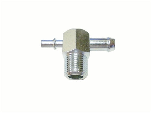 1967 - 1969 Chevelle / Nova Intake Manifold Vacuum Fitting, Non-Threaded Booster Tube with One Vacuum Port
