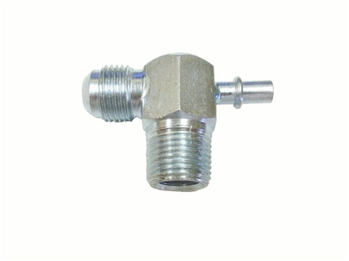 1967 - 1970 Chevelle / Nova Intake Manifold Vacuum Fitting, Threaded Booster Tube with One Vacuum Port