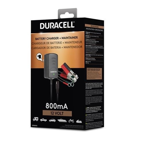 Duracell 800mA Battery Maintainer / Trickle Charger, Angle 3