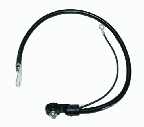 1971 - 1972 Chevelle Battery Cable, Negative, 396, 454, Side Mount
