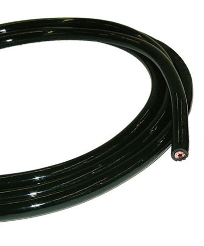 Chevelle or Nova Custom Length Black NEGATIVE 2 Gauge Battery Cable, Sold by the Foot