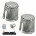 Top Post Battery Repair Shims Caps, Pair, Angle 2