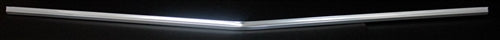 1966 Chevelle Hood Lip Chrome Trim Moulding